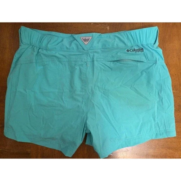 Columbia PFG Shorts Women’s Size 16 Omni Shade UPF 50 Turquoise NWT - Picture 2 of 9